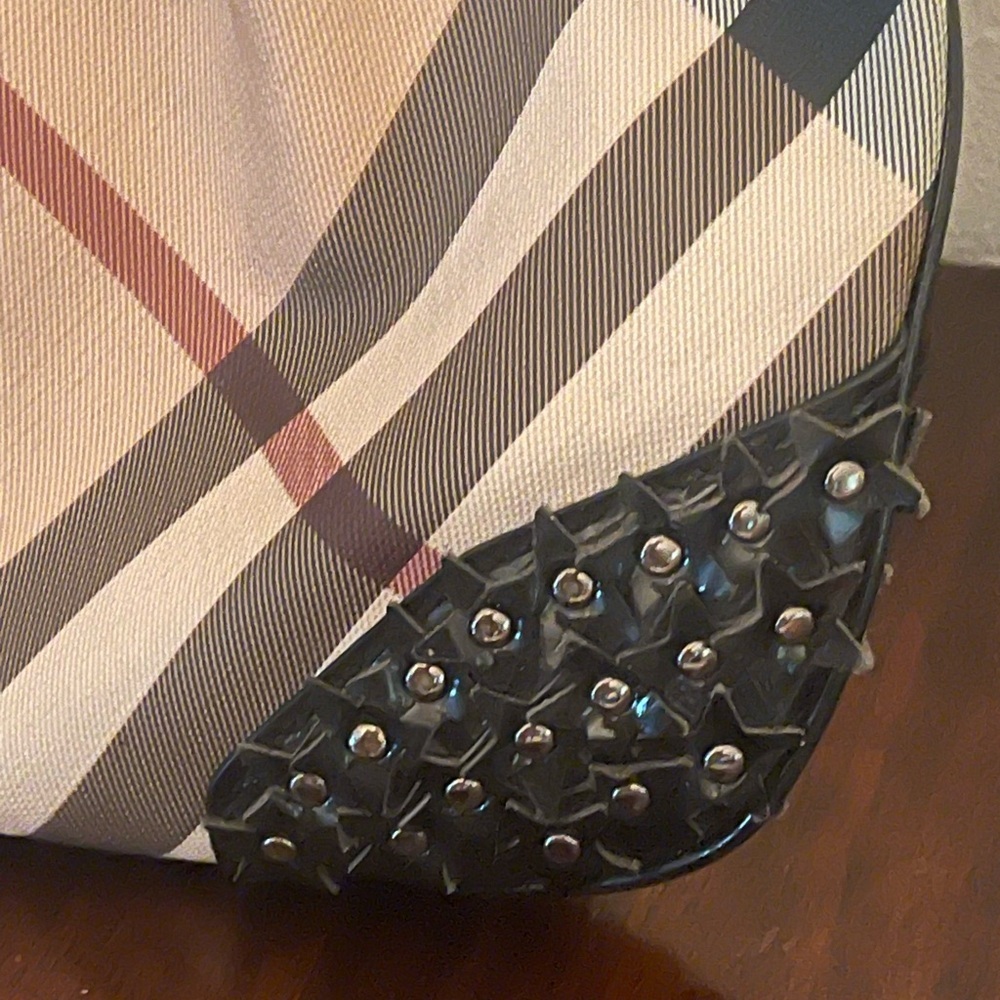 ✨Make an Offer!! ✨. Burberry Tan and Black Check Crossbody Bag- - Picture 3 of 9